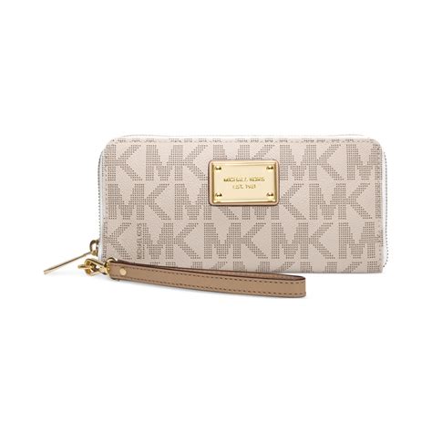 michael kors logo continental wristlet vanilla|Amazon.com: Michael Kors Logo Continental Wristlet.